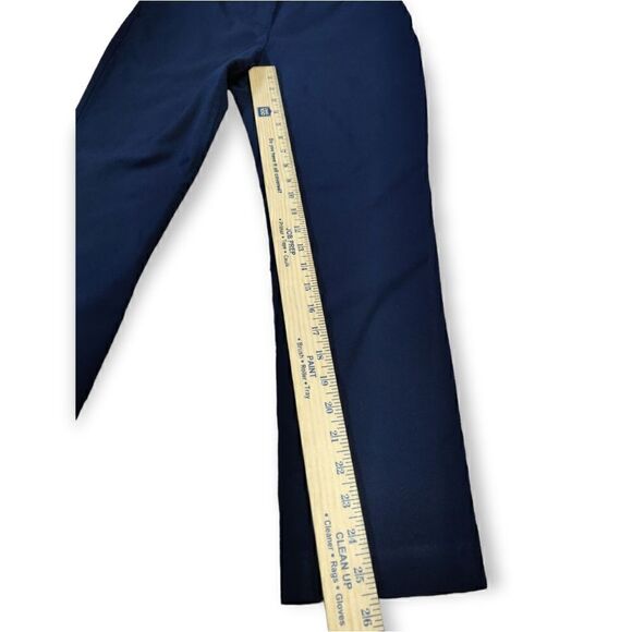 Mario Serrani Italy Blue slim skinny cropped stretch pants trousers size 4 - Picture 3 of 6